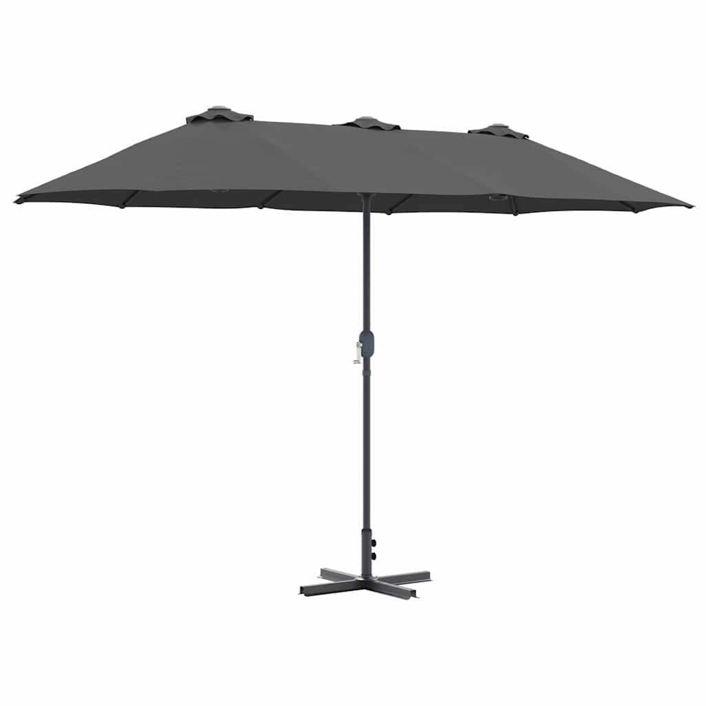 Havesol Antracit 370 x 197 x 239 cm Polyester og Aluminium