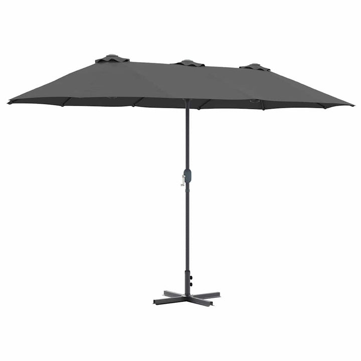 Havesol Antracit 370 x 197 x 239 cm Polyester og Aluminium