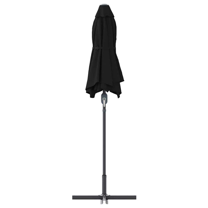 Havesol Sort 370 x 197 x 239 cm Polyester og Aluminium