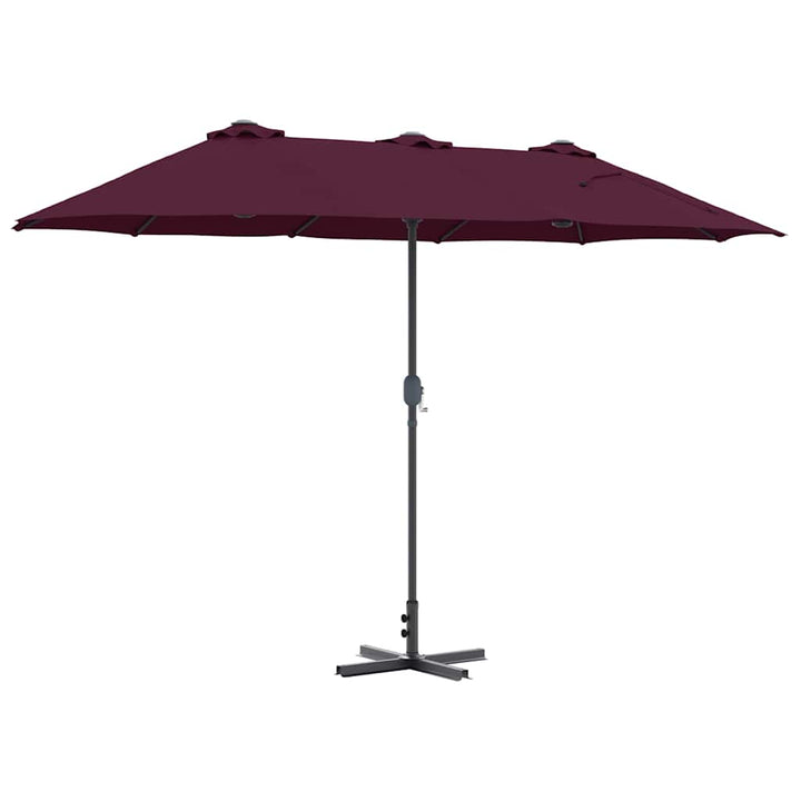 Havesol Bordeaux Rød 370 x 197 x 239 cm Polyester og Aluminium
