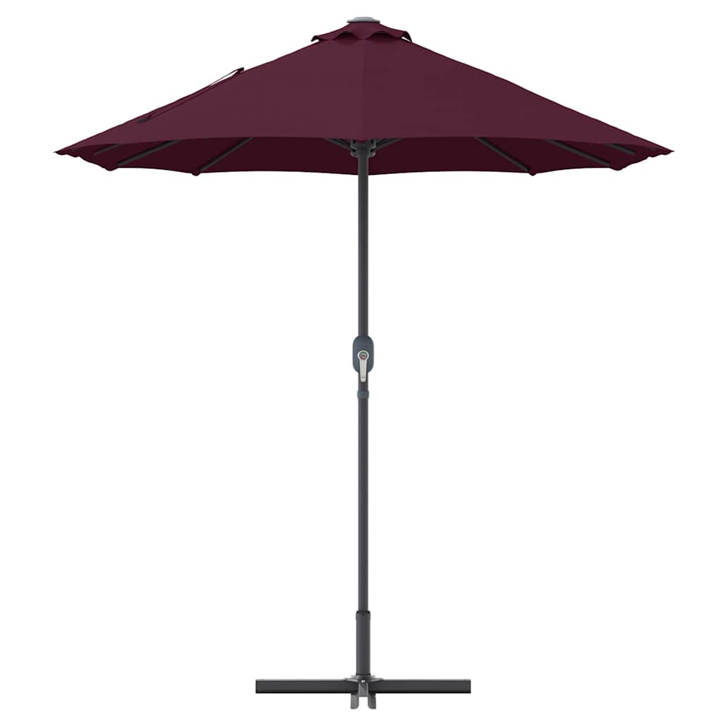 Havesol Bordeaux Rød 370 x 197 x 239 cm Polyester og Aluminium