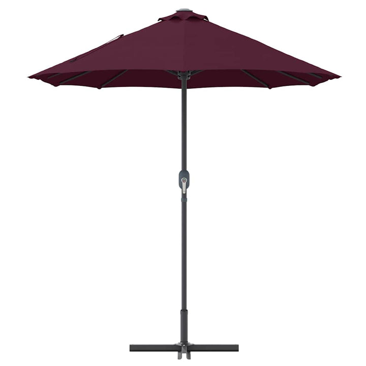 Havesol Bordeaux Rød 370 x 197 x 239 cm Polyester og Aluminium