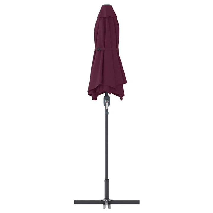 Havesol Bordeaux Rød 370 x 197 x 239 cm Polyester og Aluminium