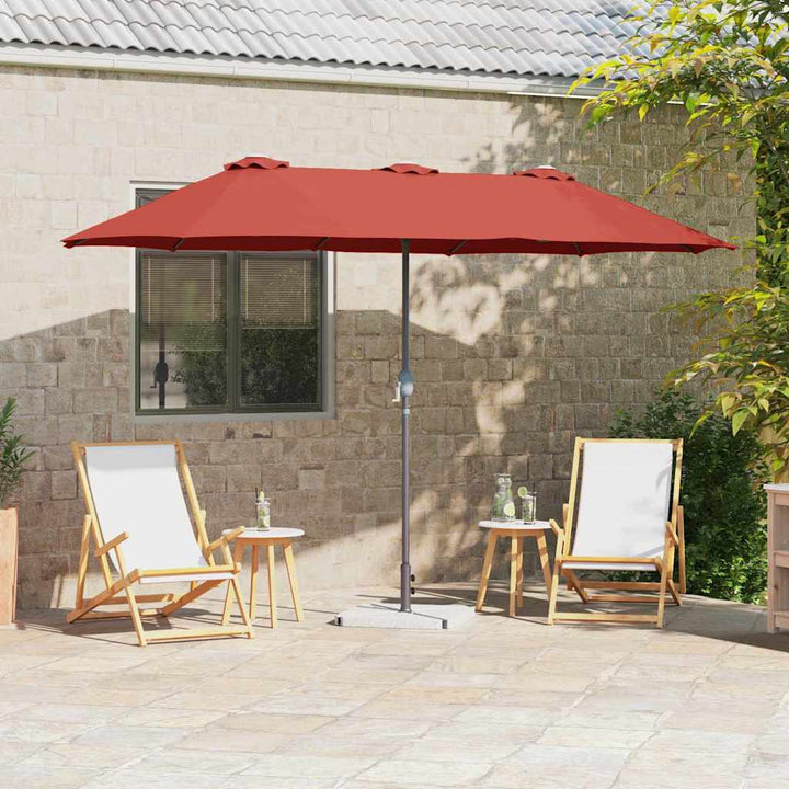 Havesol Terrakotta 370 x 197 x 239 cm Polyester og Aluminium