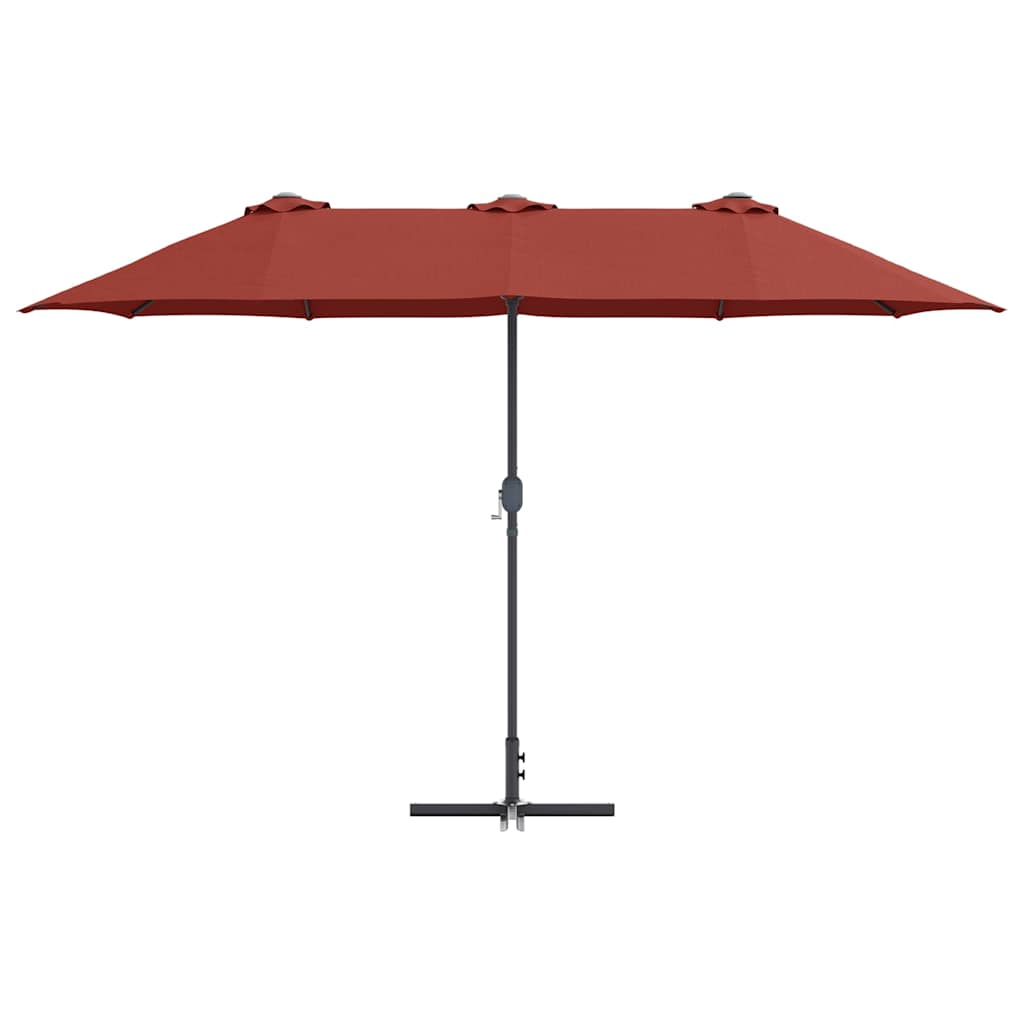 Havesol Terrakotta 370 x 197 x 239 cm Polyester og Aluminium