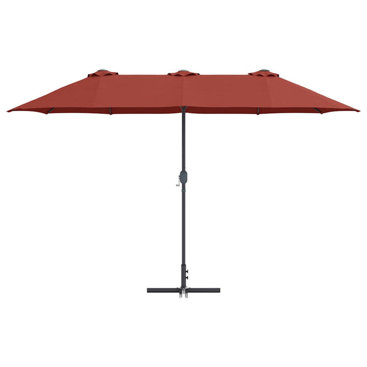 Havesol Terrakotta 370 x 197 x 239 cm Polyester og Aluminium