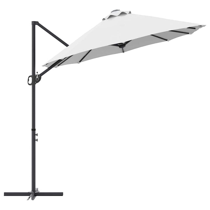 Parasol Sandfarvet 372 x 198 x 243 cm Polyester og Aluminium