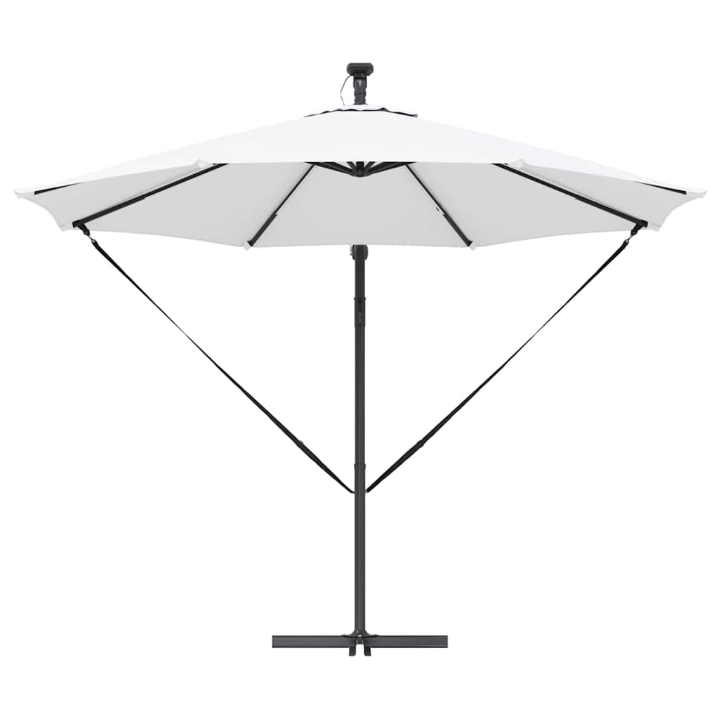 Parasol Sandfarvet 294 x 294 x 248 cm Polyester og Aluminium