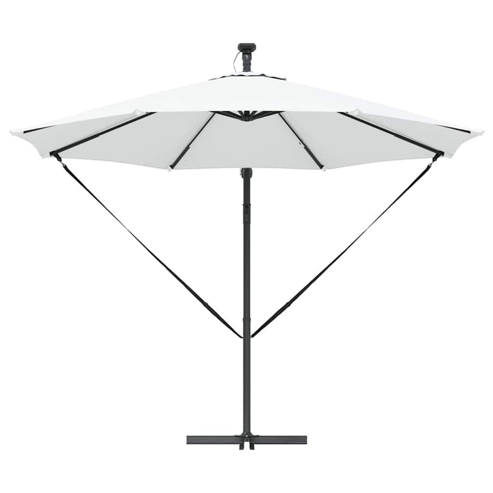 Parasol Sandfarvet 294 x 294 x 248 cm Polyester og Aluminium