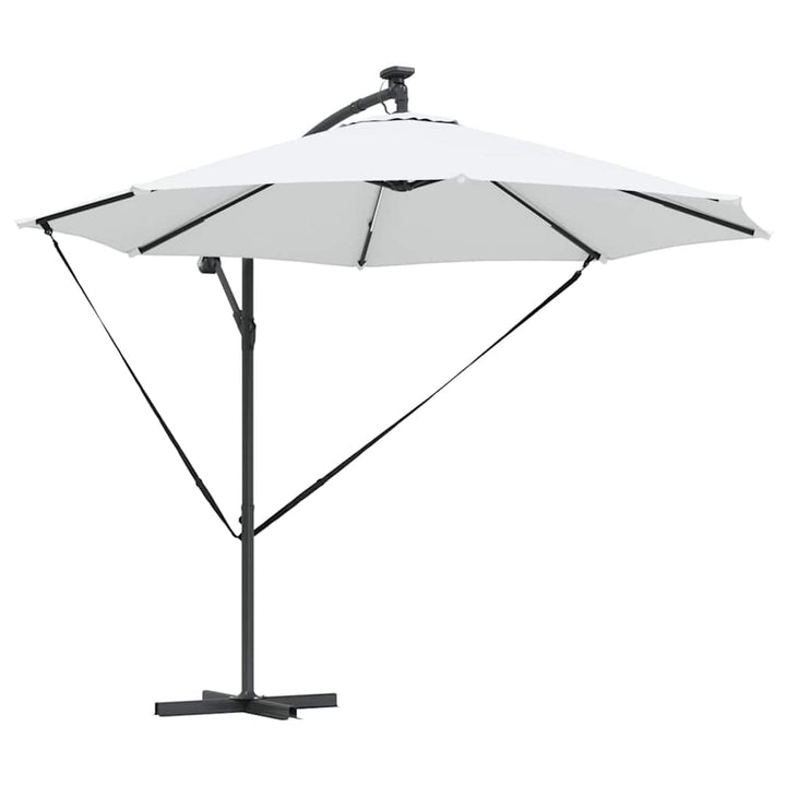Parasol Sandfarvet 294 x 294 x 248 cm Polyester og Aluminium