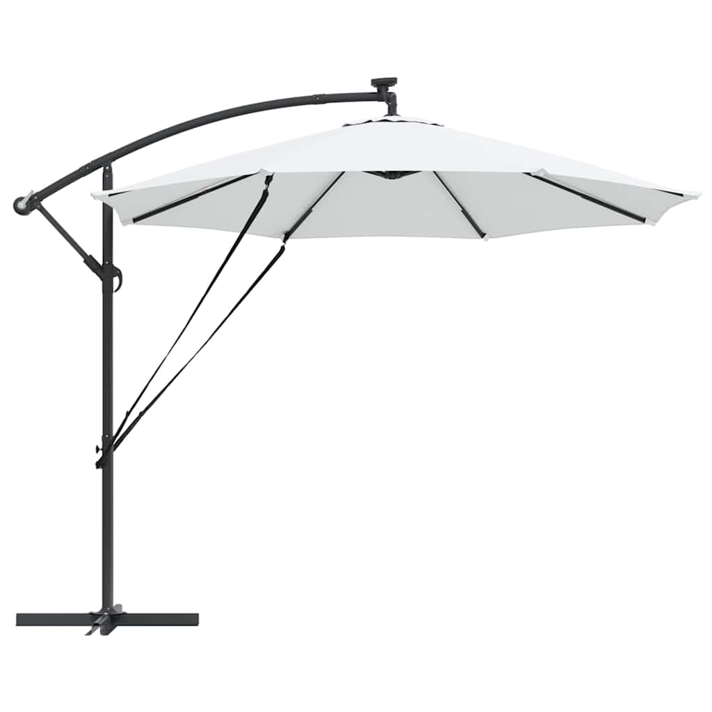Parasol Sandfarvet 294 x 294 x 248 cm Polyester og Aluminium