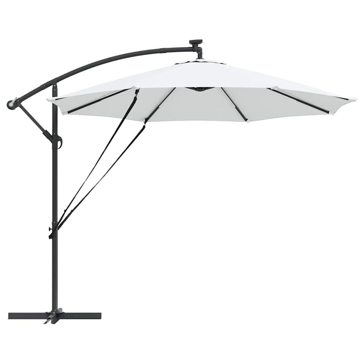 Parasol Sandfarvet 294 x 294 x 248 cm Polyester og Aluminium