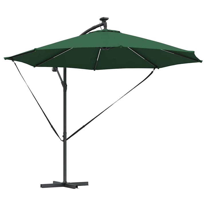 Parasol Grøn 294 x 294 x 248 cm Polyester og Aluminium