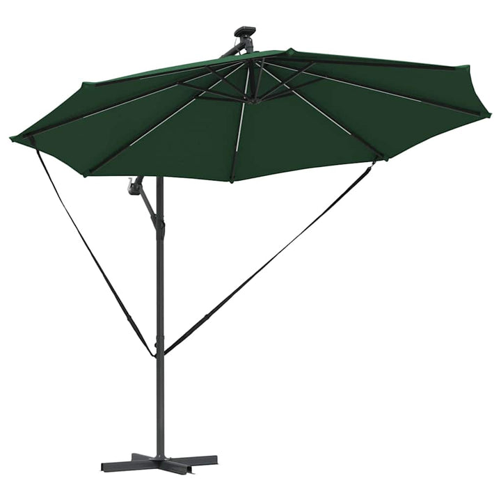 Parasol Grøn 294 x 294 x 248 cm Polyester og Aluminium