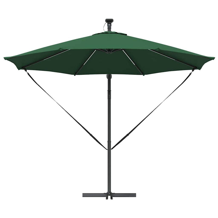 Parasol Grøn 294 x 294 x 248 cm Polyester og Aluminium