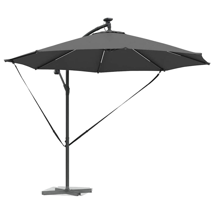 Parasol Antracit 294 x 294 x 248 cm Polyester og Aluminium