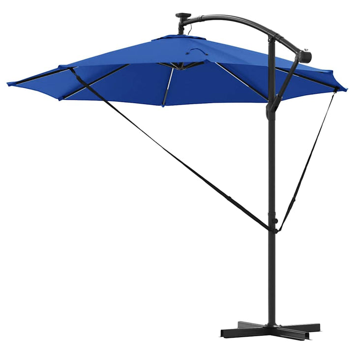 Parasol 294 x 294 x 248 cm Polyester og Aluminium Azurblå