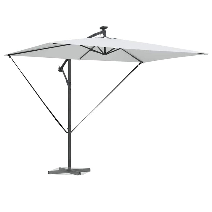 Parasol Sandfarvet 294 x 200 x 270 cm Polyester og Aluminium