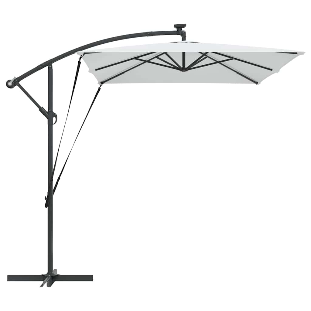 Parasol Sandfarvet 294 x 200 x 270 cm Polyester og Aluminium