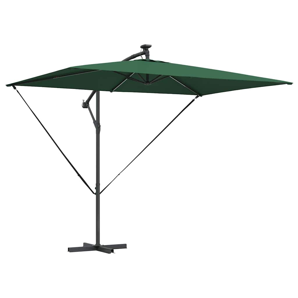 Parasol Grøn 294 x 200 x 270 cm Polyester og Aluminium