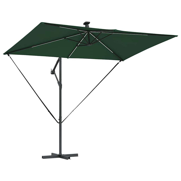 Parasol Grøn 294 x 200 x 270 cm Polyester og Aluminium