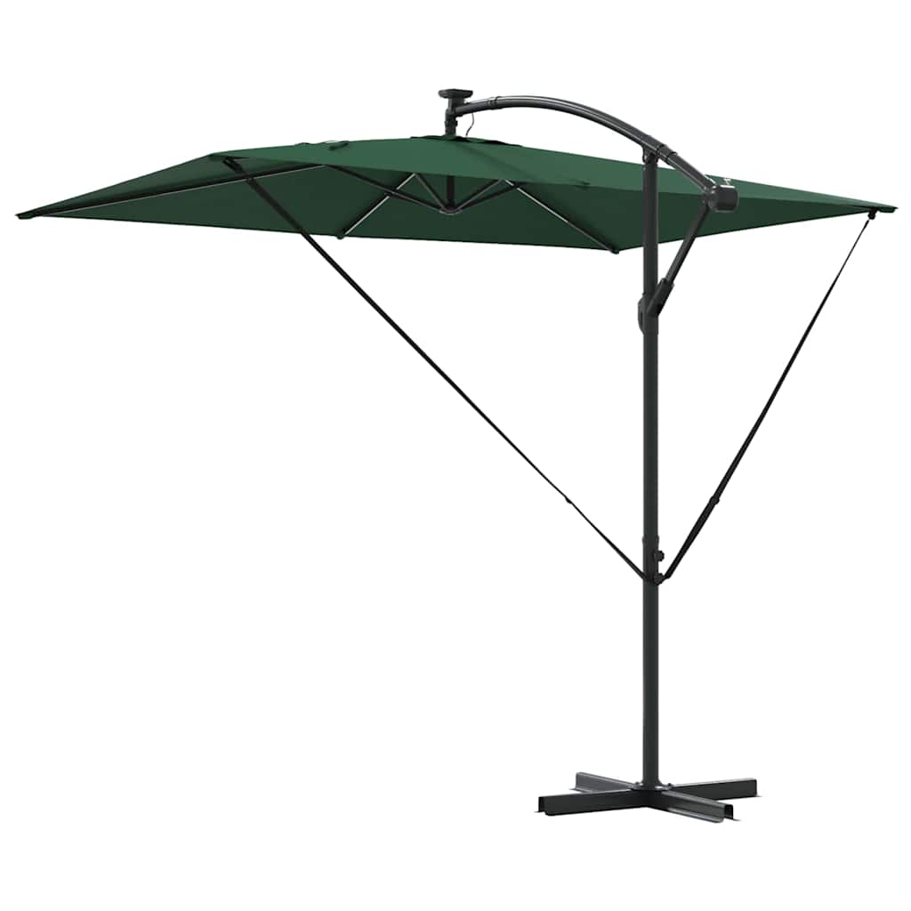 Parasol Grøn 294 x 200 x 270 cm Polyester og Aluminium
