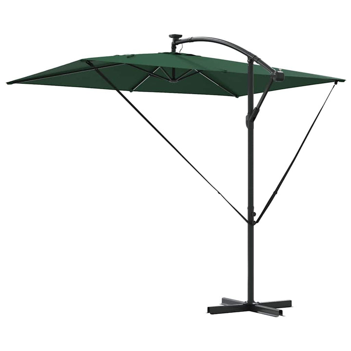 Parasol Grøn 294 x 200 x 270 cm Polyester og Aluminium