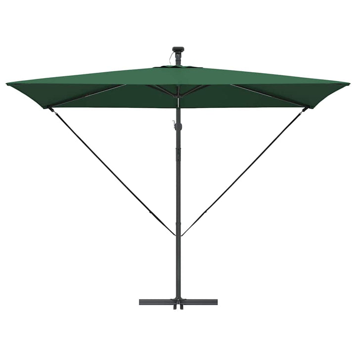 Parasol Grøn 294 x 200 x 270 cm Polyester og Aluminium