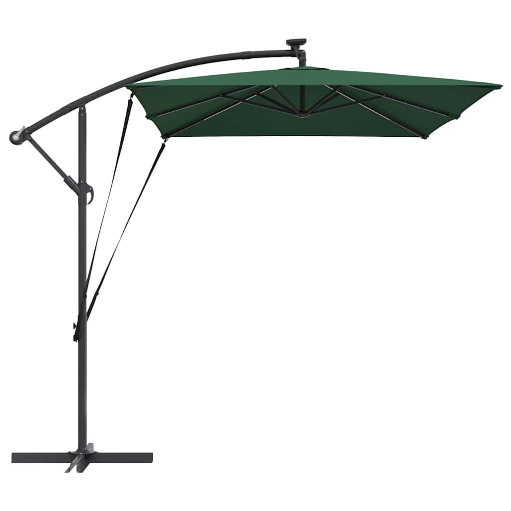 Parasol Grøn 294 x 200 x 270 cm Polyester og Aluminium
