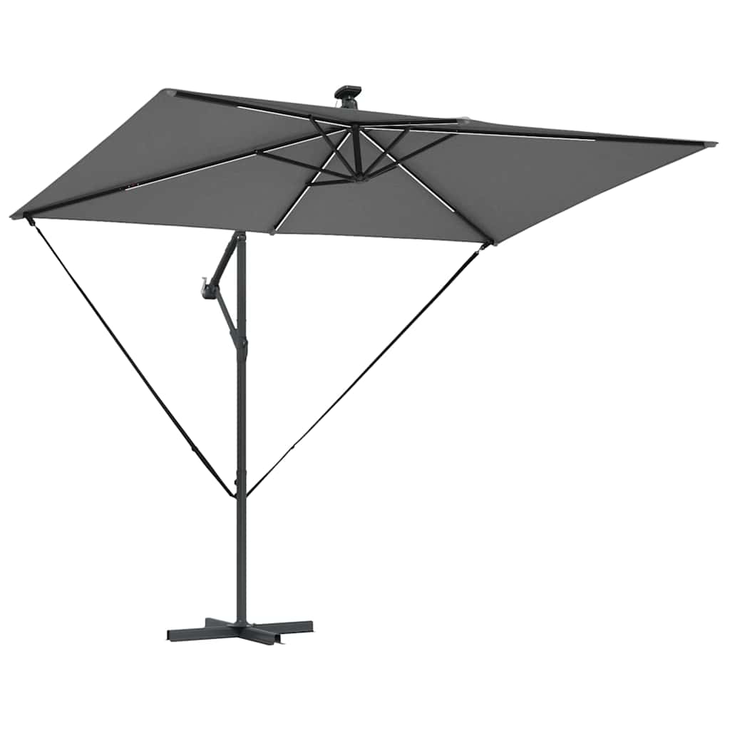 Parasol Antracit 294 x 200 x 270 cm Polyester og Aluminium