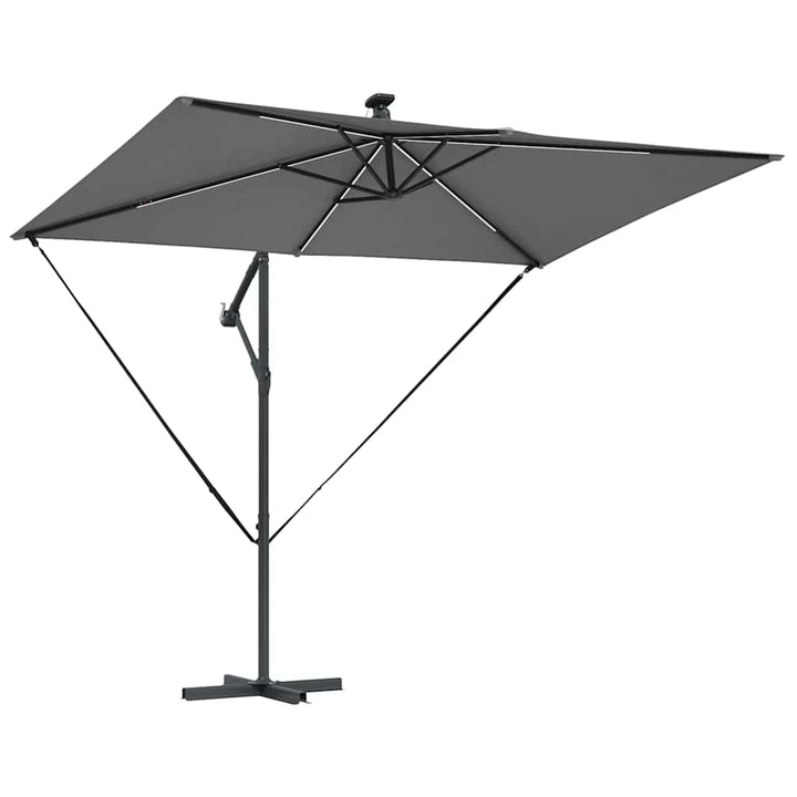 Parasol Antracit 294 x 200 x 270 cm Polyester og Aluminium
