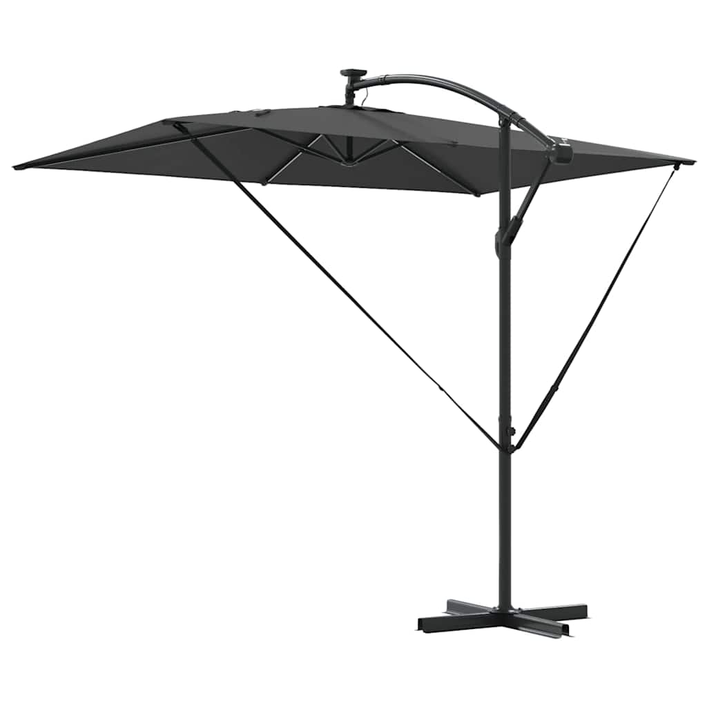 Parasol Antracit 294 x 200 x 270 cm Polyester og Aluminium