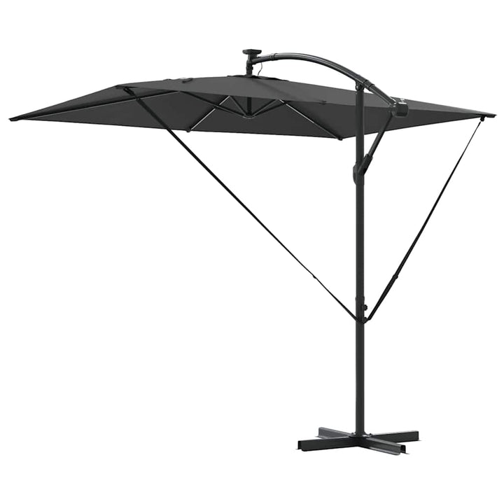 Parasol Antracit 294 x 200 x 270 cm Polyester og Aluminium