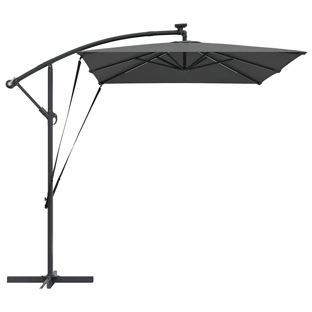 Parasol Antracit 294 x 200 x 270 cm Polyester og Aluminium