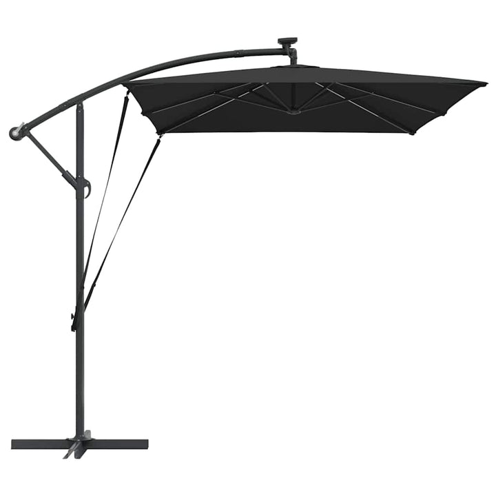 Parasol Sort 294 x 200 x 270 cm Polyester og Aluminium