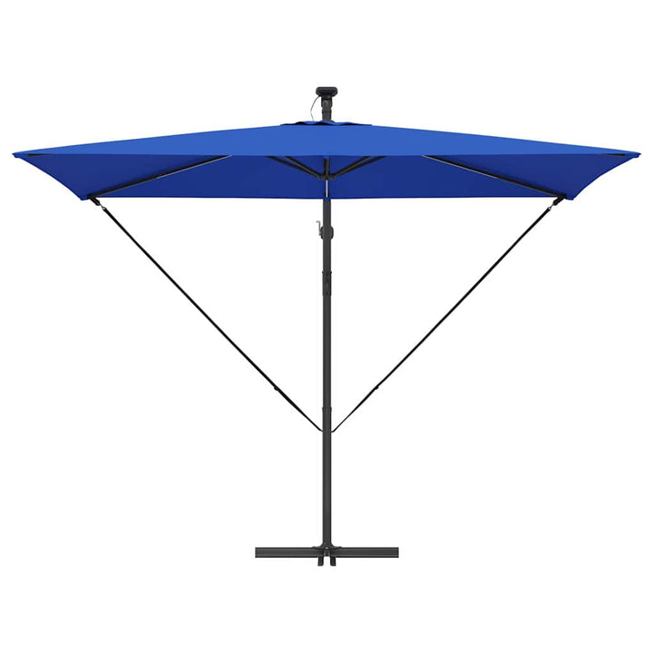 Parasol 294 x 200 x 270 cm Polyester og Aluminium Azurblå