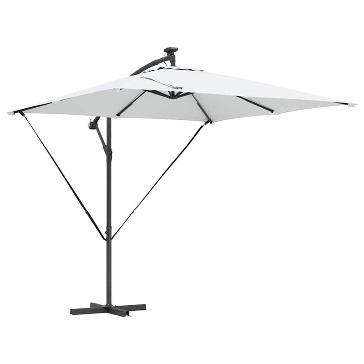Parasol Sandfarvet 249 x 249 x 250 cm Polyester og Aluminium