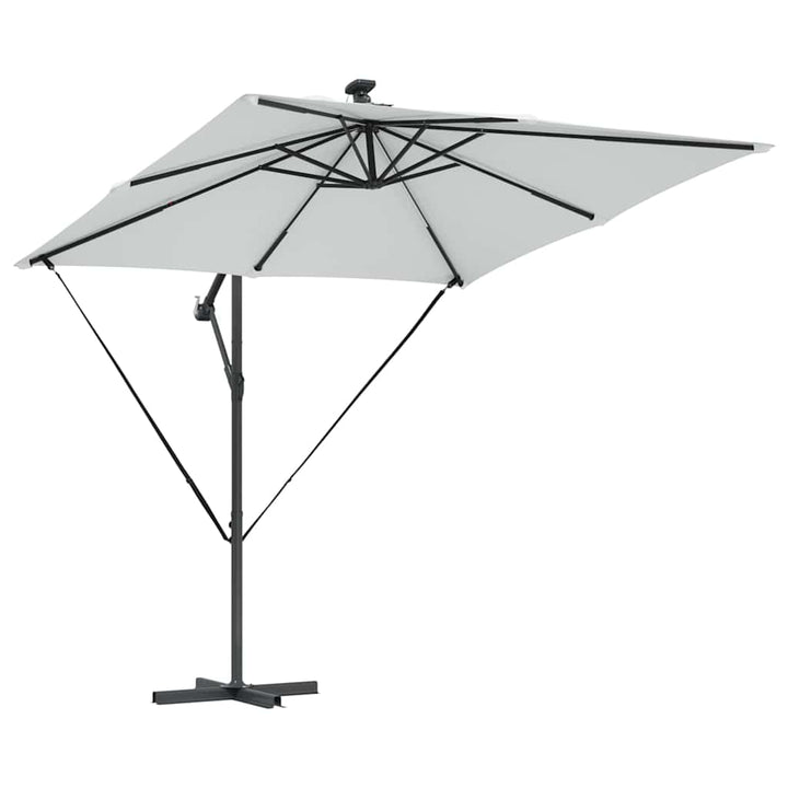 Parasol Sandfarvet 249 x 249 x 250 cm Polyester og Aluminium