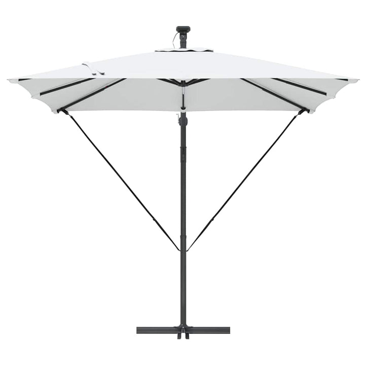 Parasol Sandfarvet 249 x 249 x 250 cm Polyester og Aluminium