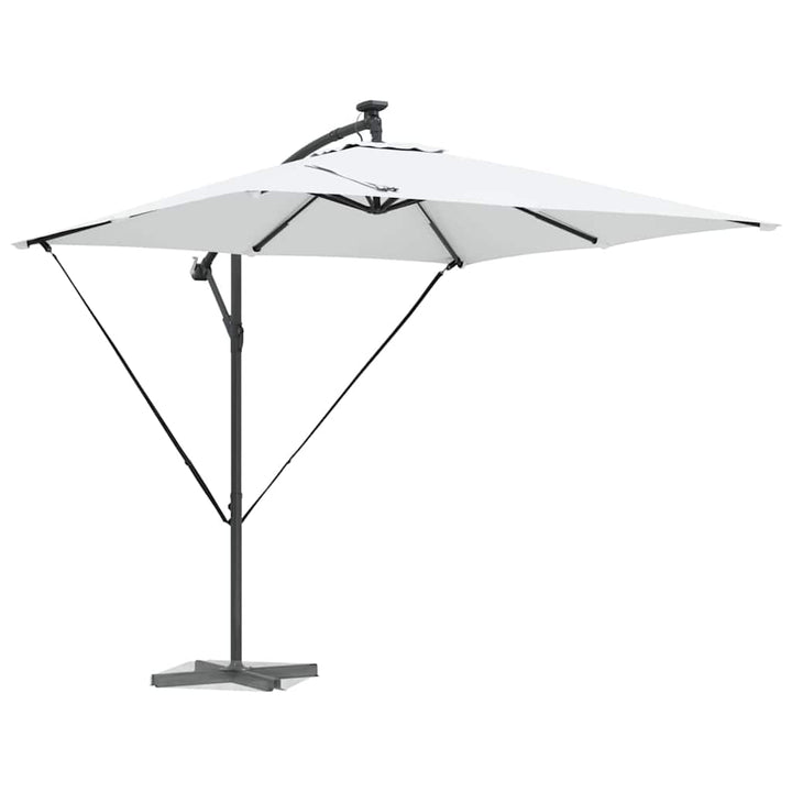 Parasol Sandfarvet 249 x 249 x 250 cm Polyester og Aluminium