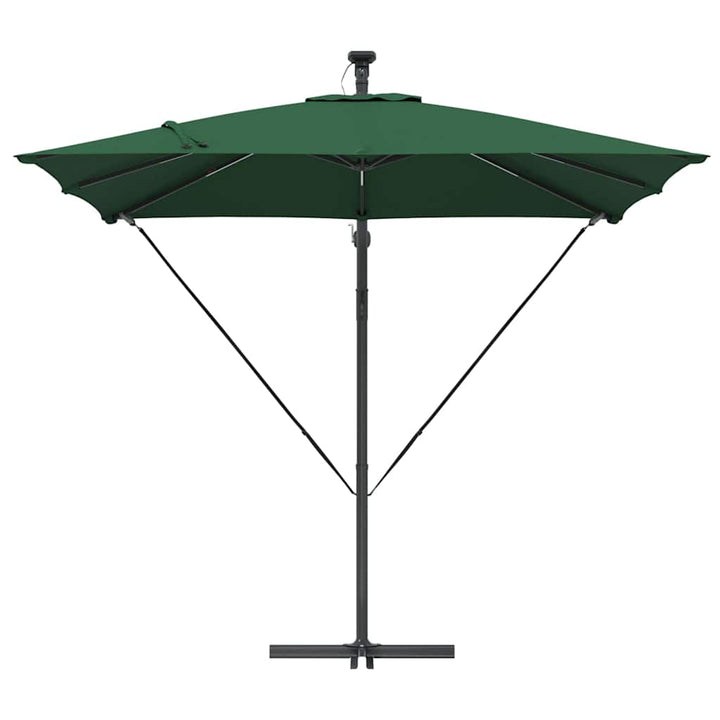 Parasol Grøn 249 x 249 x 250 cm Polyester og Aluminium