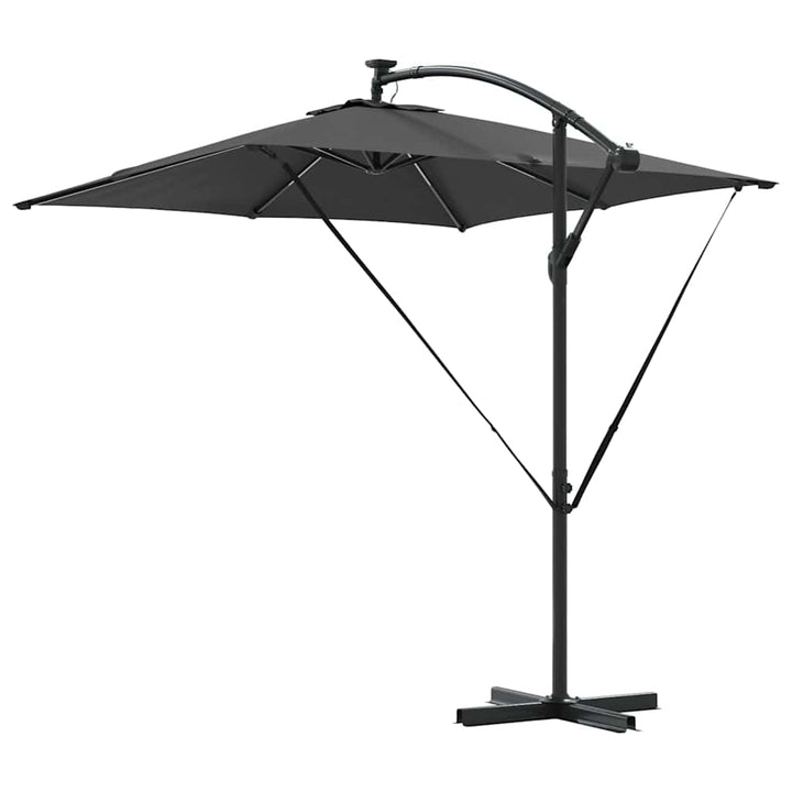 Parasol Antracit 249 x 249 x 250 cm Polyester og Aluminium