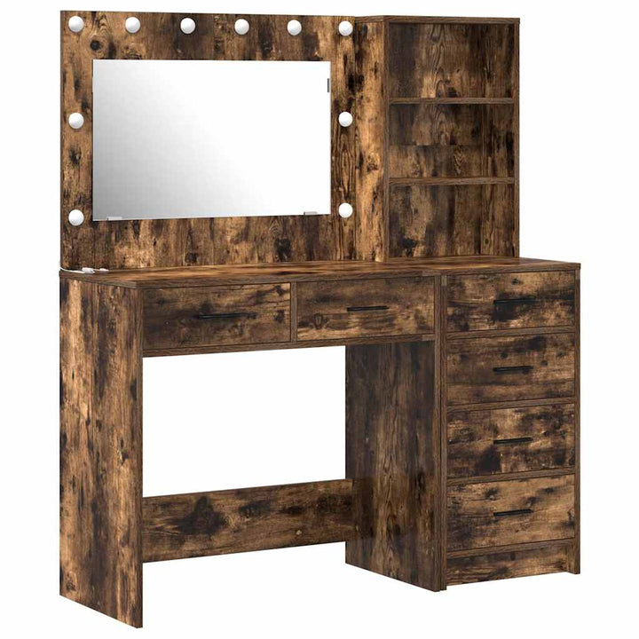 Klædeskab med skuffe Brun 78.5 x 41 x 135 cm Konstrueret træ