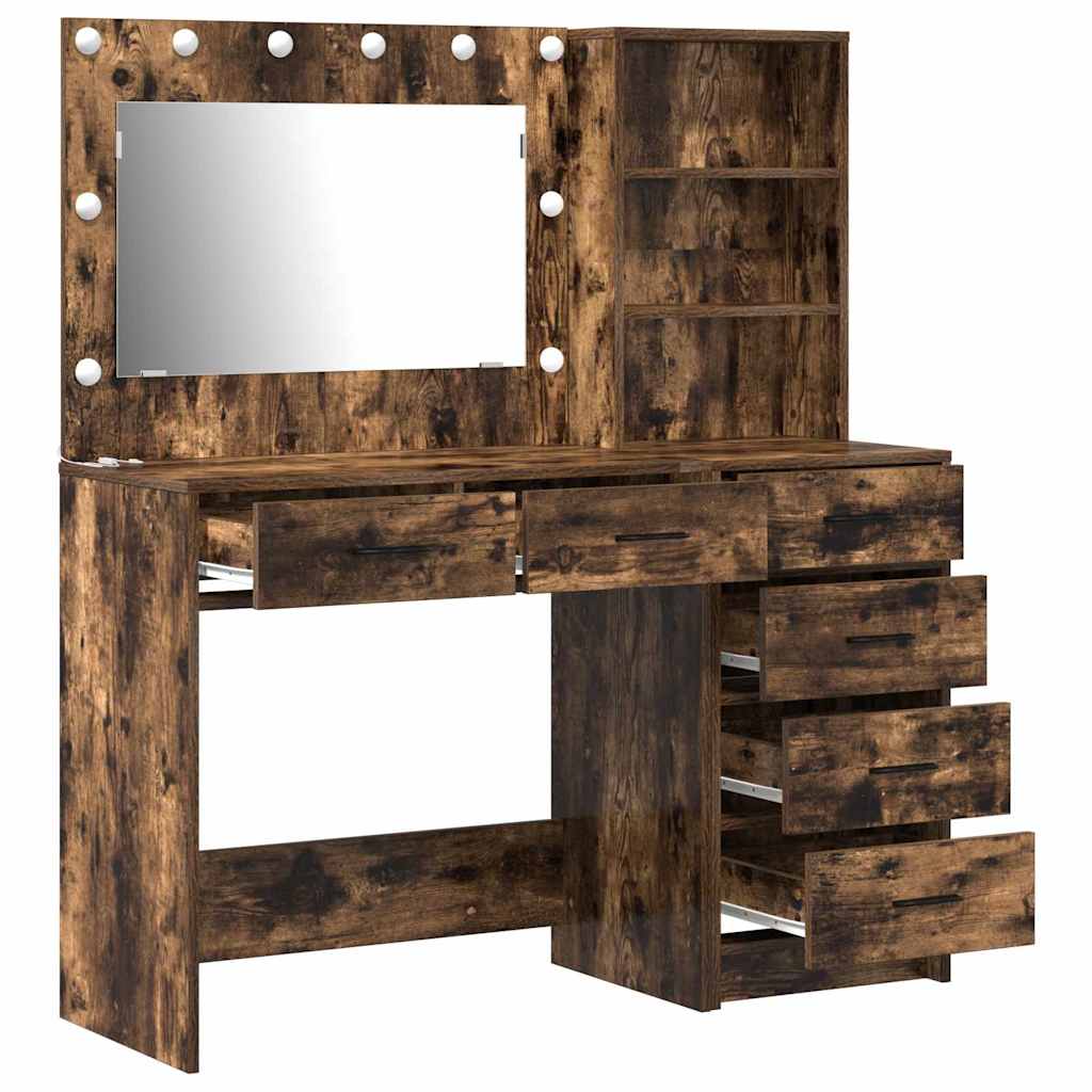 Klædeskab med skuffe Brun 78.5 x 41 x 135 cm Konstrueret træ