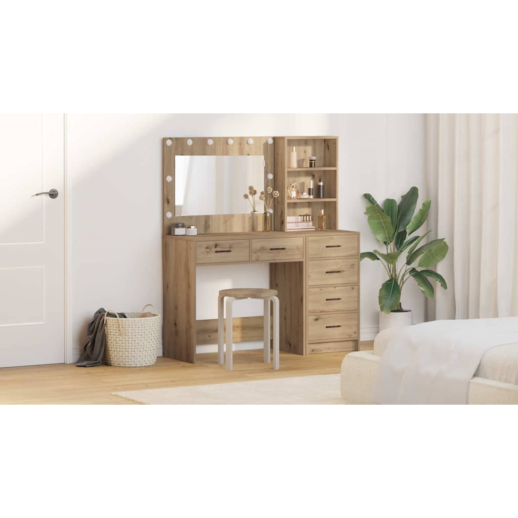 Klædeskab med skuffe Brun 78.5 x 41 x 135 cm Konstrueret træ