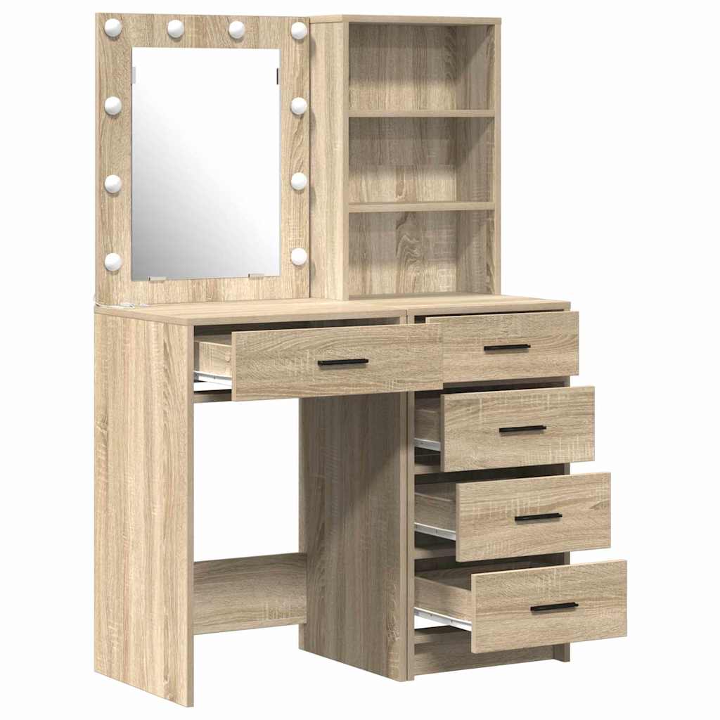 Klædeskab 2 stk. Brun 50 x 41 x 135 cm Konstrueret træ