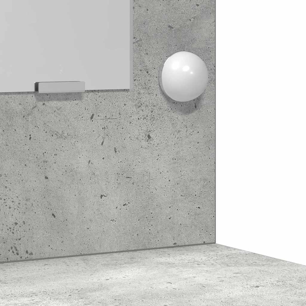 Klædeskab med skuffe 3 pcs Grå 40 x 41 x 135 cm Konstrueret træ