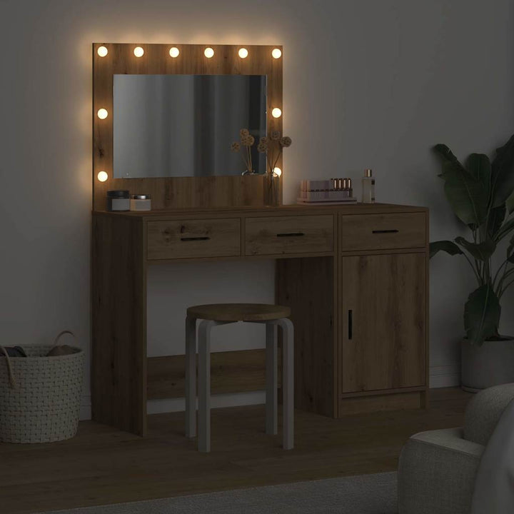 Klædeskab 2 pcs Brun 40 x 41 x 75 cm Konstrueret træ