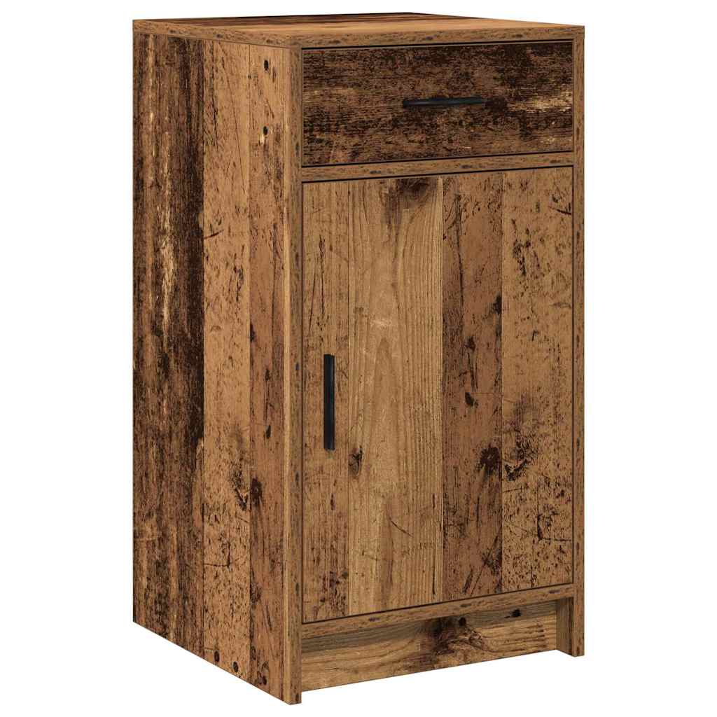 Klædeskab med dør 2 pcs Brun 50 x 41 x 135 cm Konstrueret træ