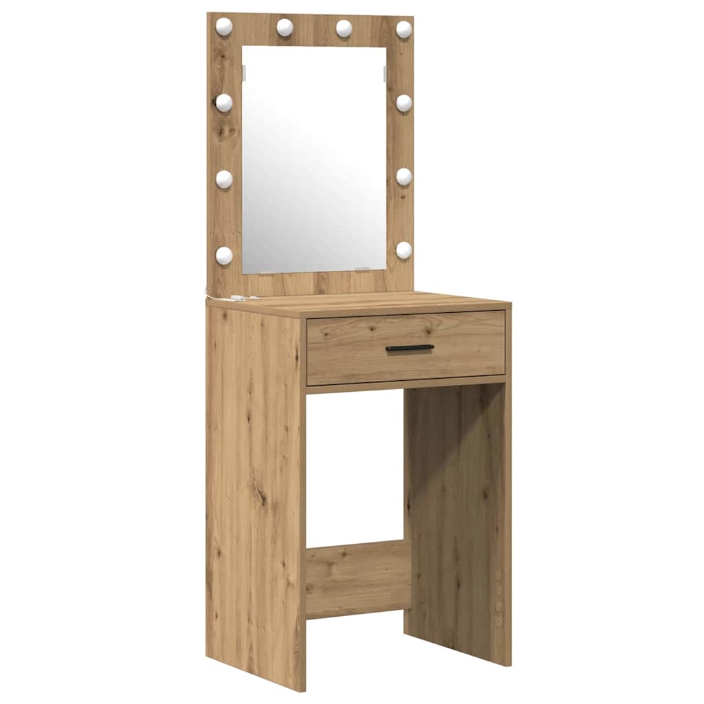 Klædeskab med dør 2 pcs Brun 50 x 41 x 135 cm Konstrueret træ
